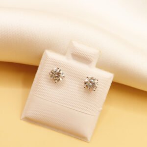 Studs diamante laboratorio