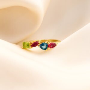 Anillo colores & diamantes