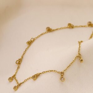 Pulsera dijes circonia