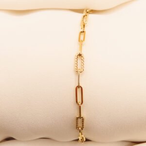 Pulsera eslabones combinados