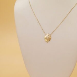 Sagrado corazón con diamante