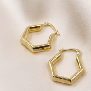 Arracada hexagonal